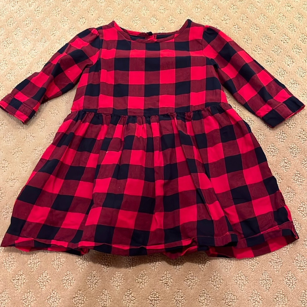Gap 3T Buffalo Plaid Dress